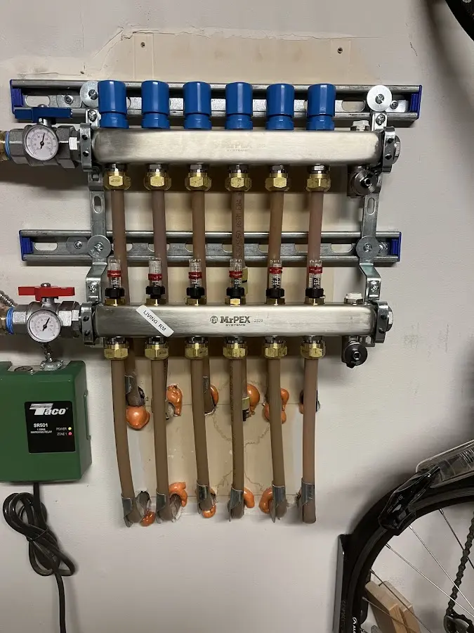 Plumber performing Leak Detection at a residential property in St. Matthews